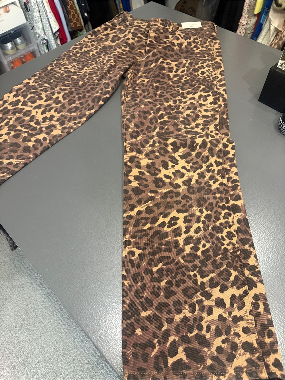 Abercrombie & Fitch Leopard Print Pants - Brown, Tan